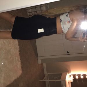 Black pencil skirt